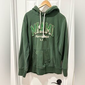 Y2K Miami Hurricanes College Sweatshirt Hoodie distressed *$20 items 2 FOR 30*